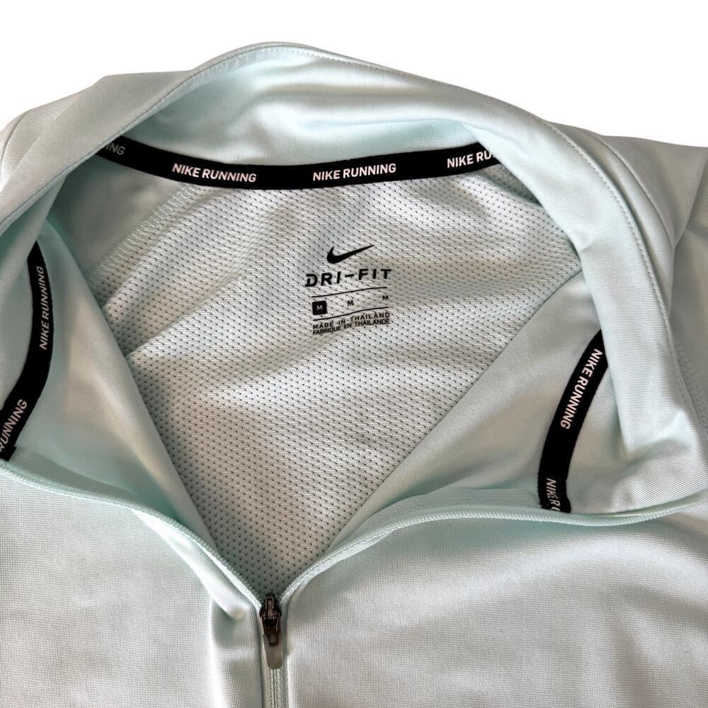 Nike Dri-Fit Running 1/4 Zip Pullover Layer Women's Size Medium Mint - Picture 3 of 4